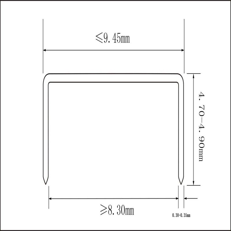 Alsisk Pack of 4000PCS No.10 Mini Staples(Smaller Than Standard Staples) .Silver - Image 4